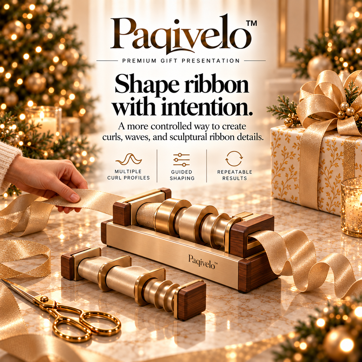 Paqivelo™ Ribbon Curling Sculpture Tool