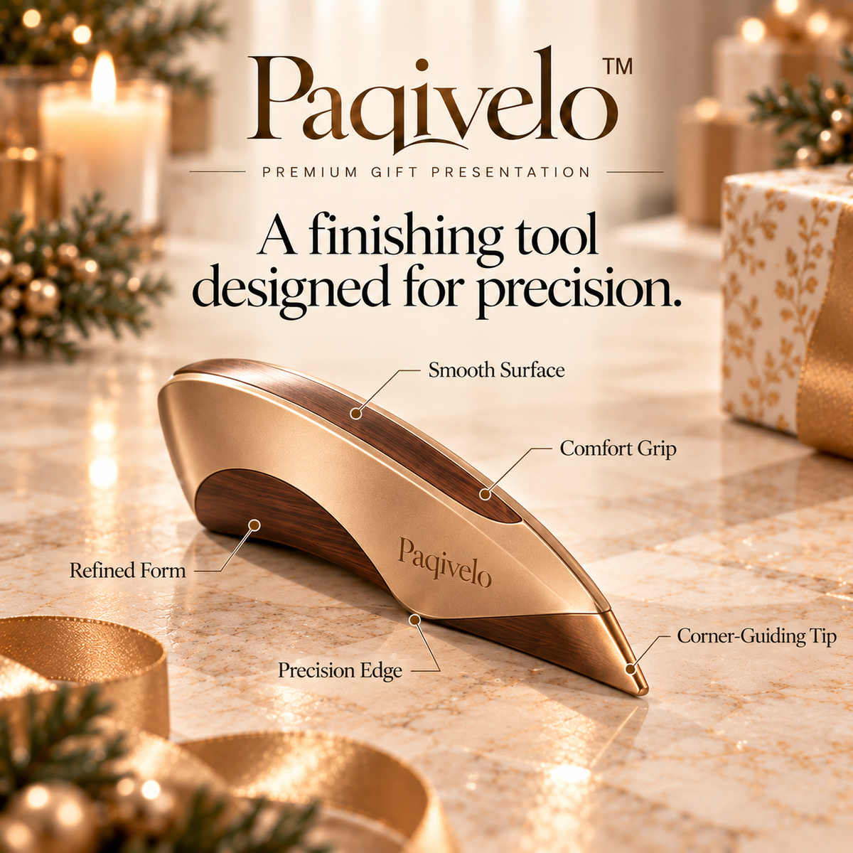 Paqivelo™ Precision Corner Fold Tool