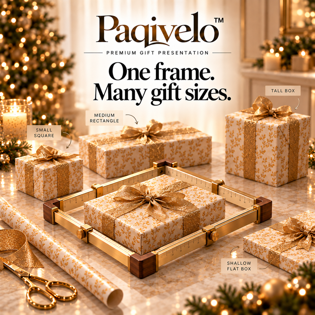 Paqivelo™ Gift Box Sizing Frame