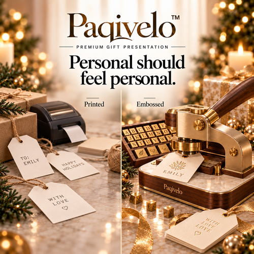 Paqivelo™ Gift Tag Embossing Atelier