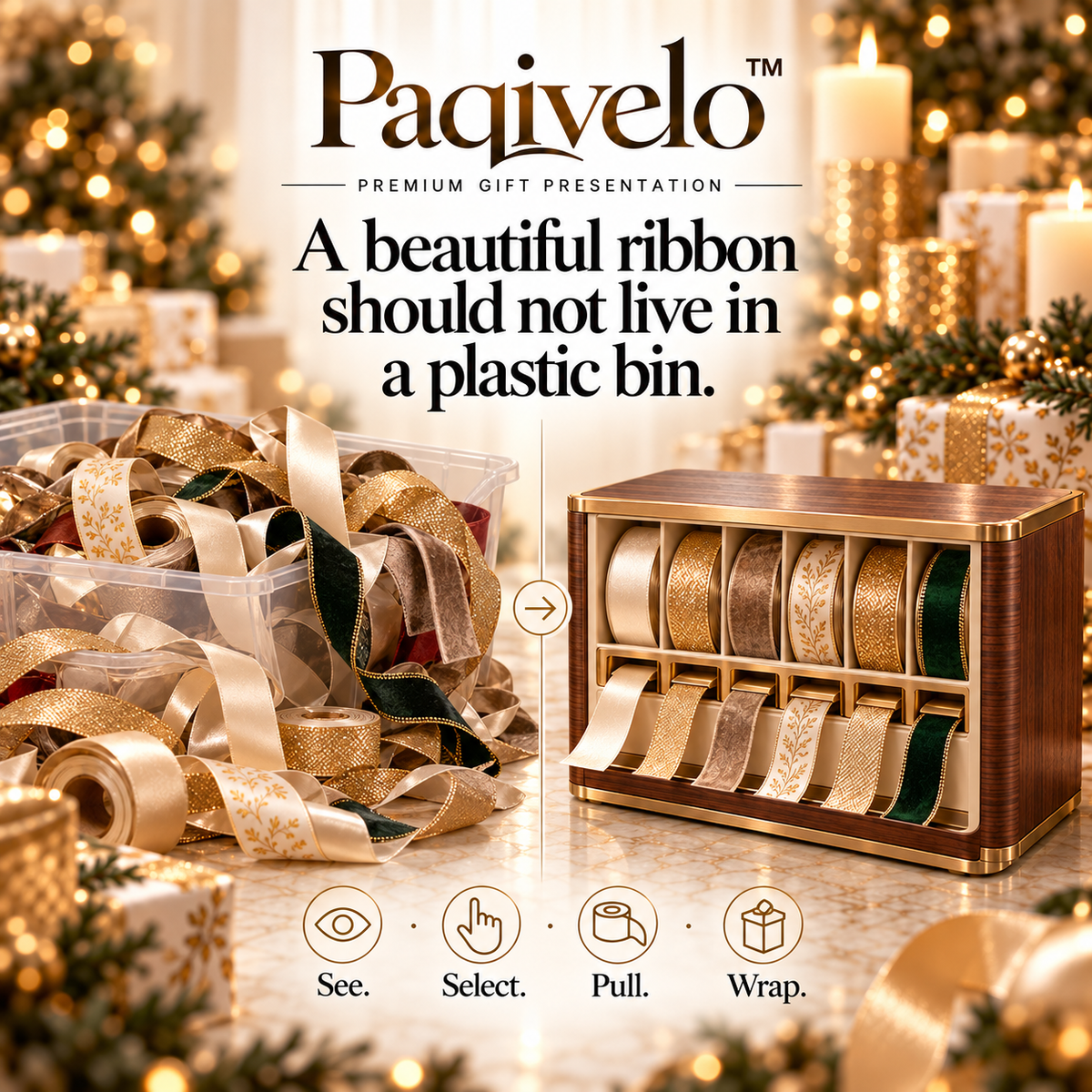 Paqivelo™ Modular Ribbon Library
