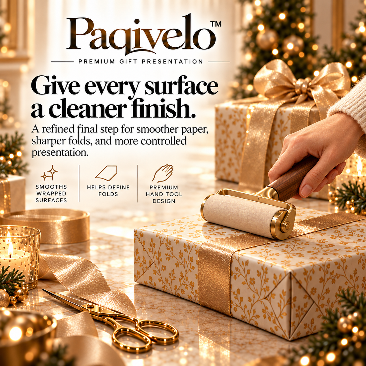 Paqivelo™ Presentation Finishing Roller