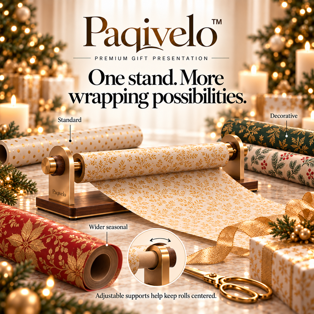 Paqivelo™ Gift Wrap Tension Stand