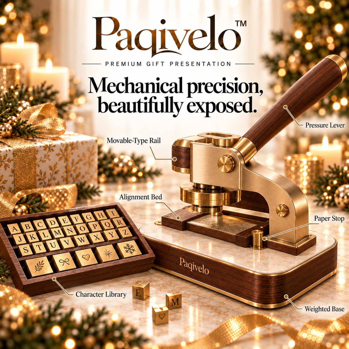 Paqivelo™ Gift Tag Embossing Atelier