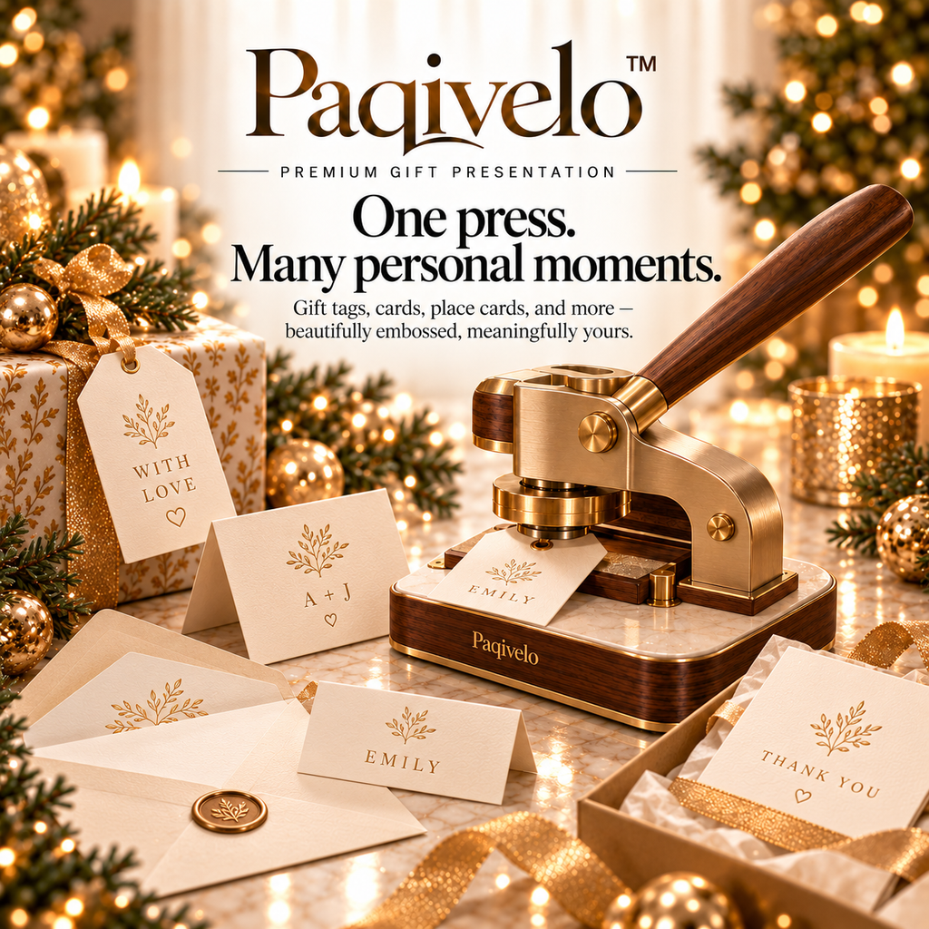Paqivelo™ Gift Tag Embossing Atelier