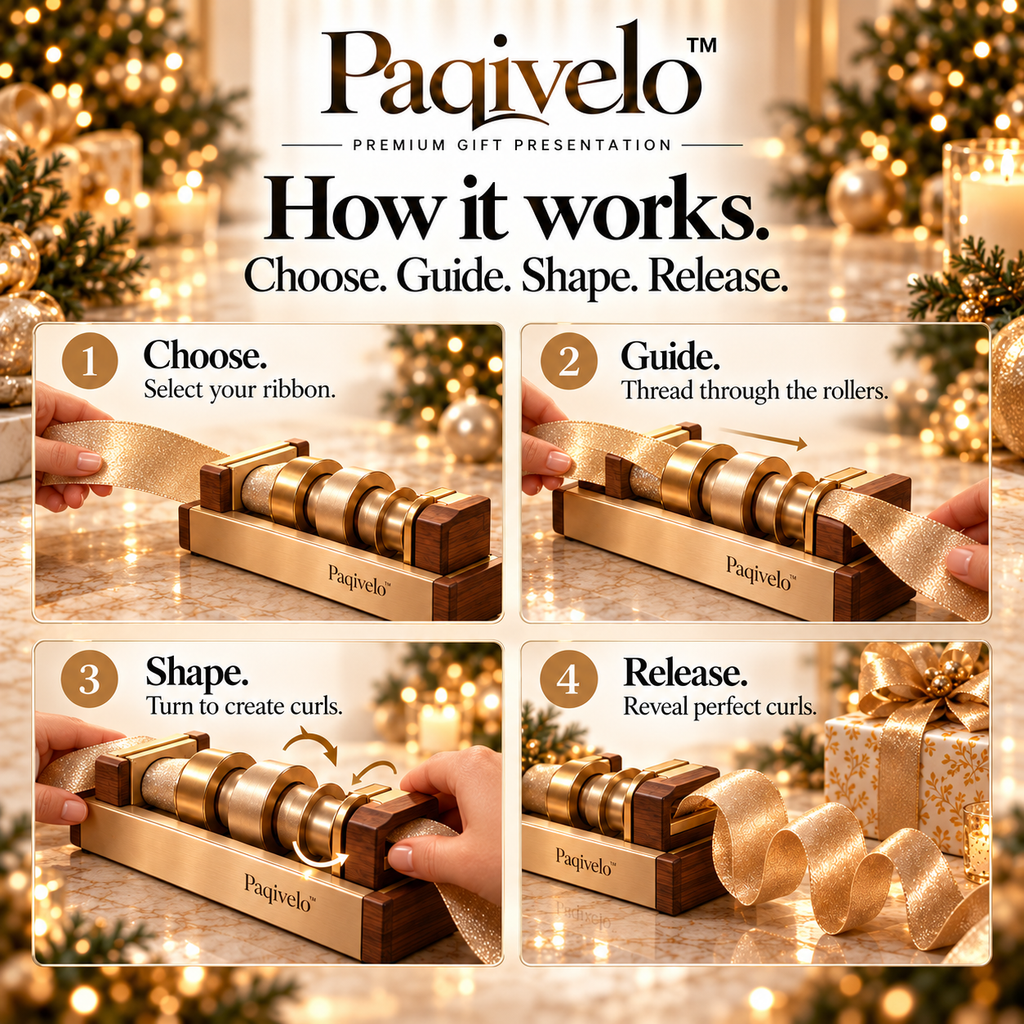 Paqivelo™ Ribbon Curling Sculpture Tool