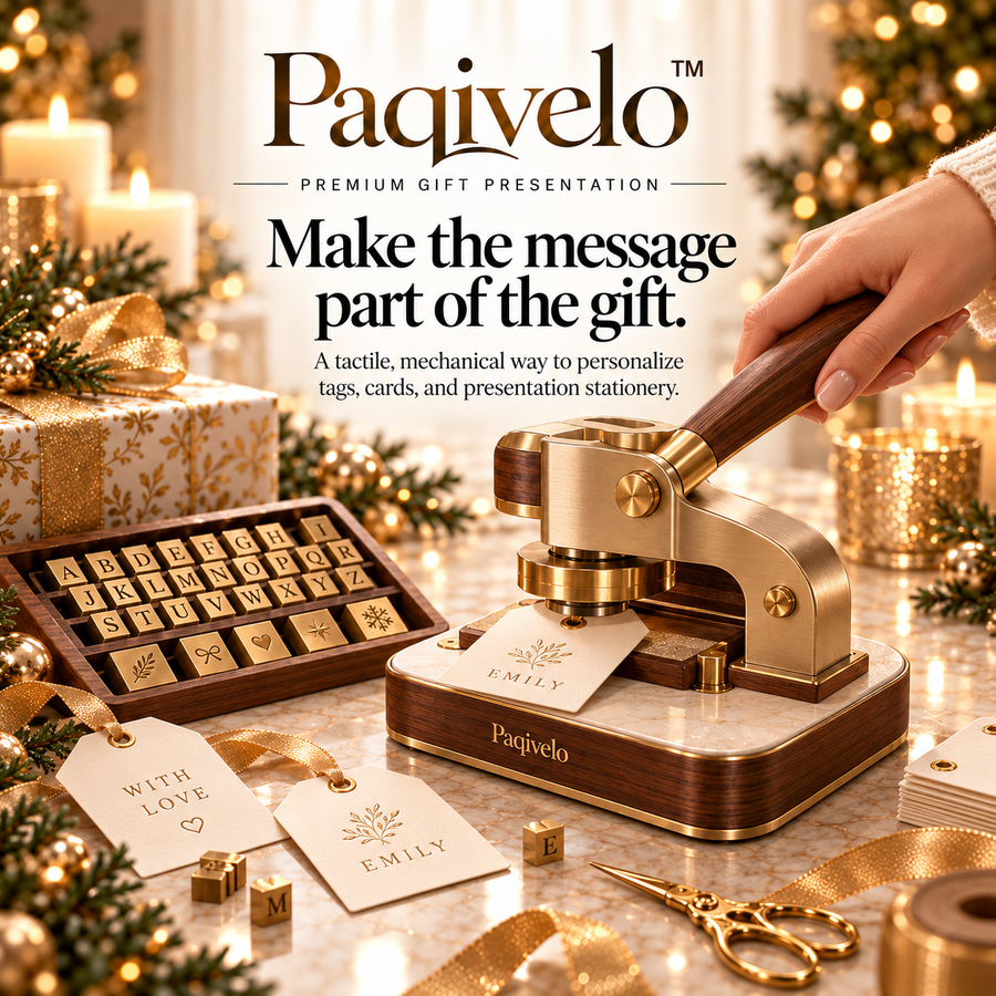 Paqivelo™ Gift Tag Embossing Atelier