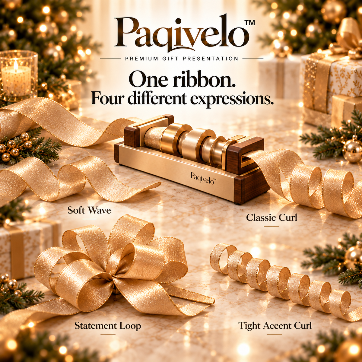 Paqivelo™ Ribbon Curling Sculpture Tool