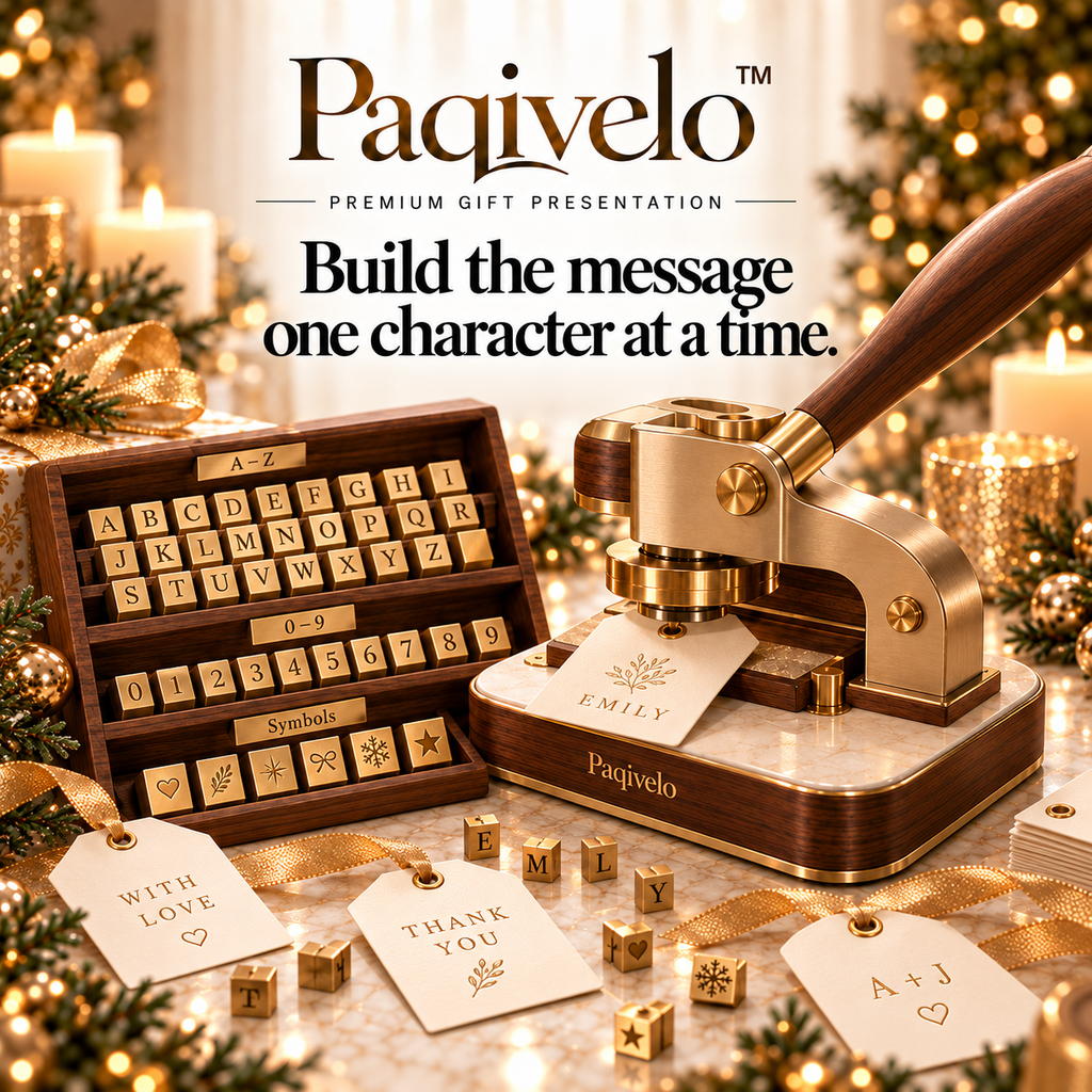 Paqivelo™ Gift Tag Embossing Atelier