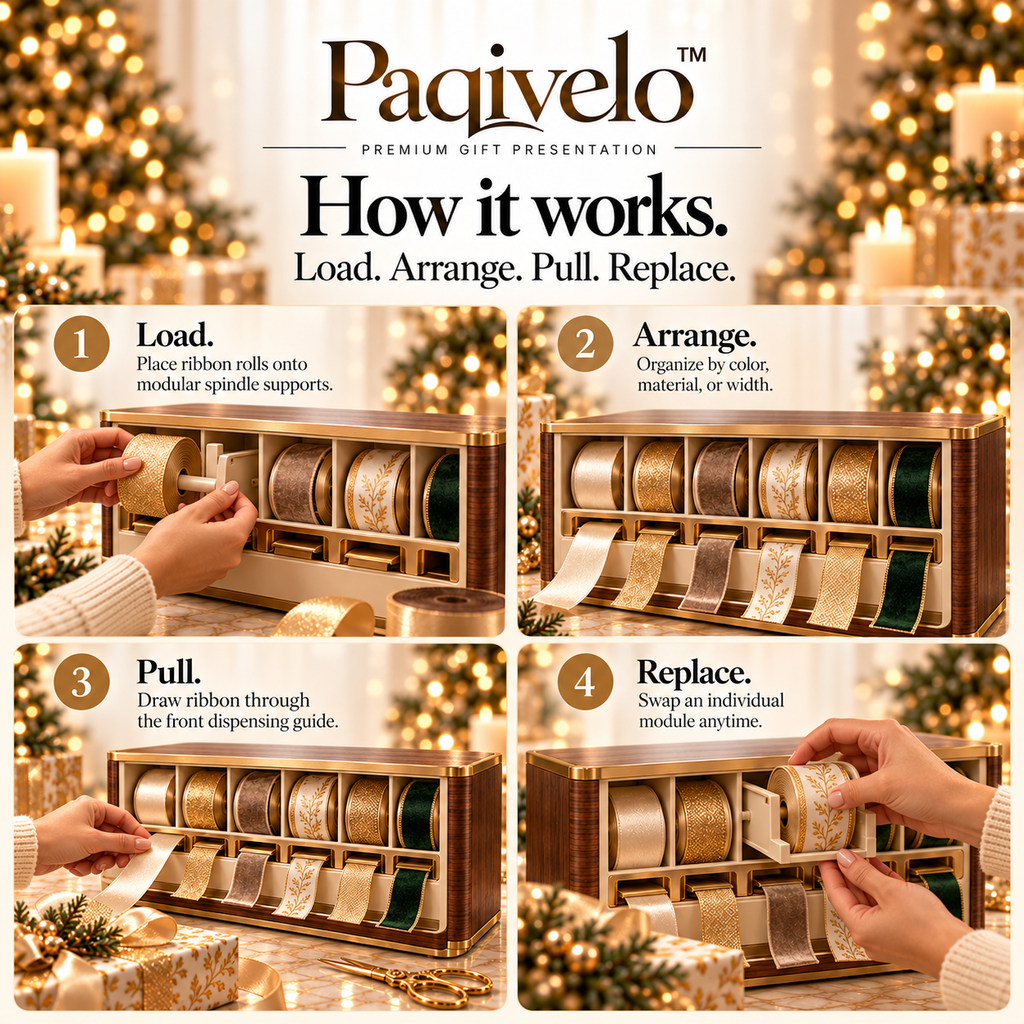 Paqivelo™ Modular Ribbon Library