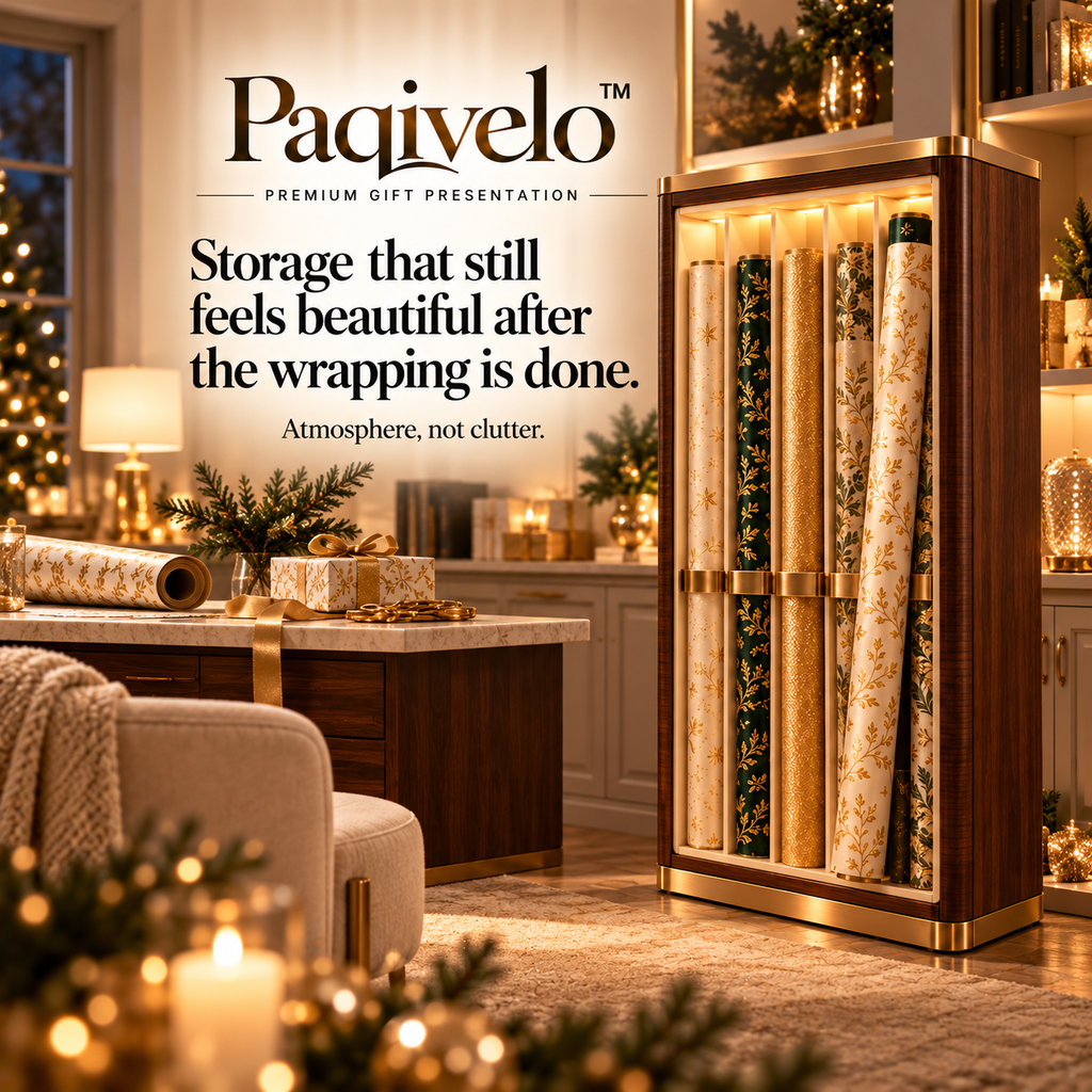 Paqivelo™ Wrapping Paper Gallery Cabinet