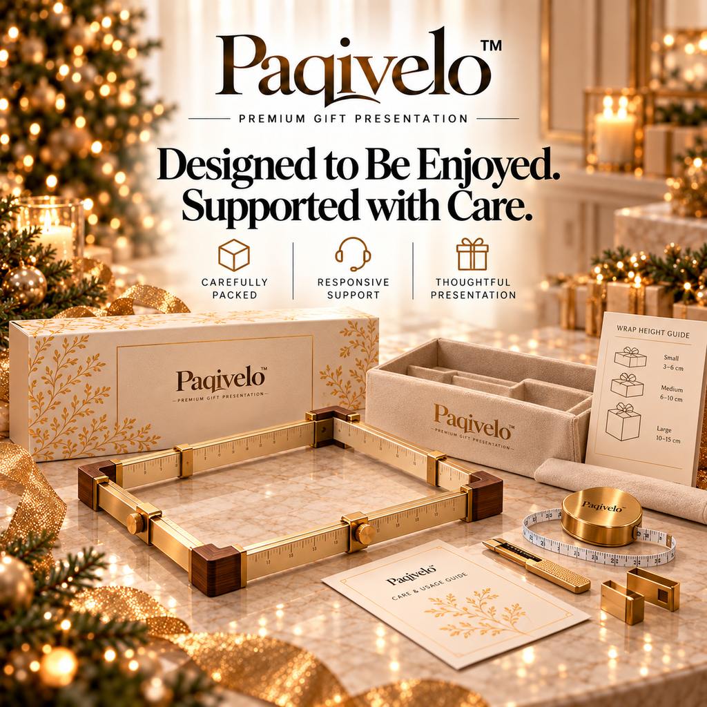 Paqivelo™ Gift Box Sizing Frame