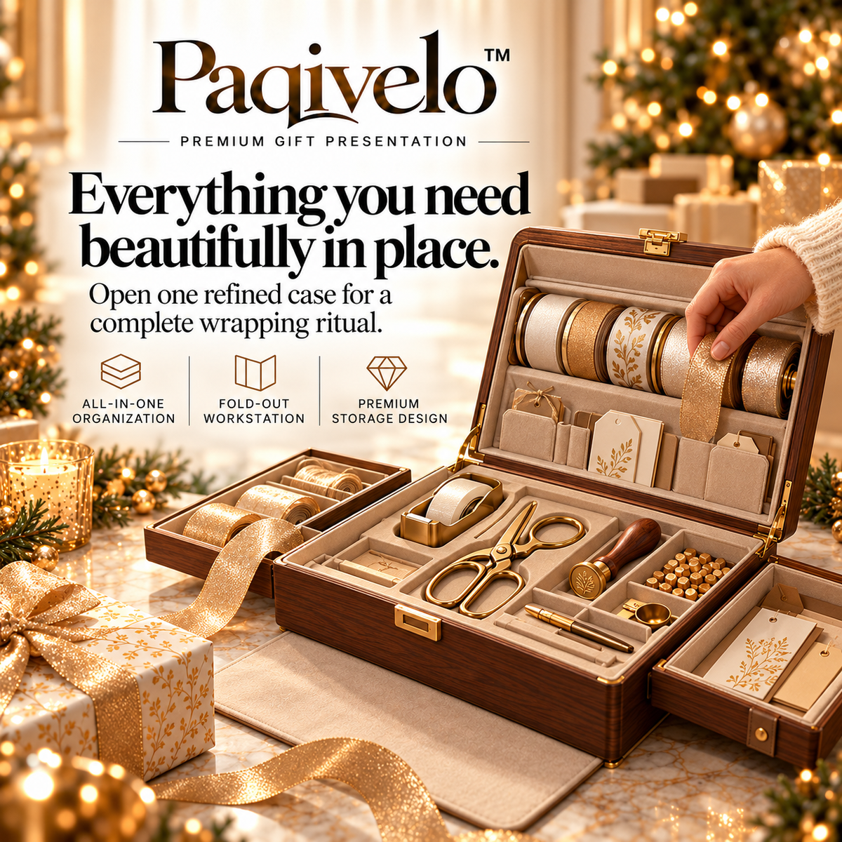 Paqivelo™ Gift Presentation Valet