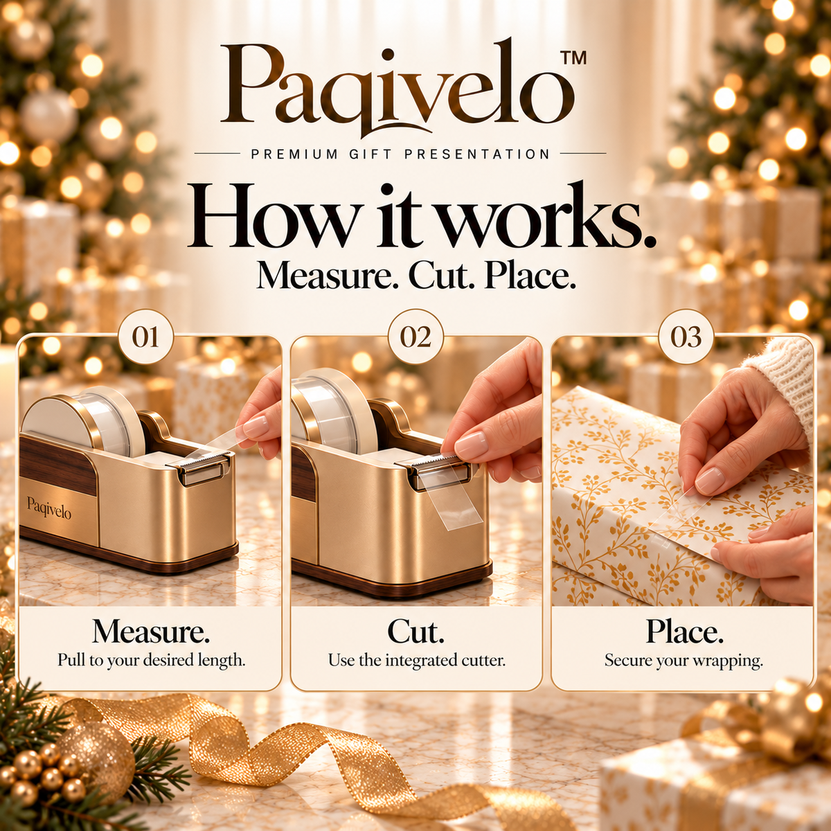 Paqivelo™ Invisible Tape Applicator