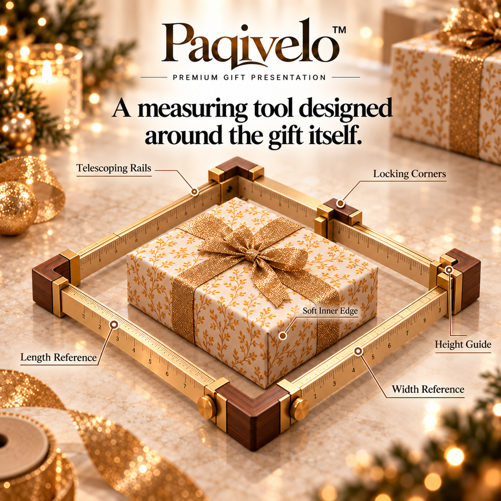 Paqivelo™ Gift Box Sizing Frame