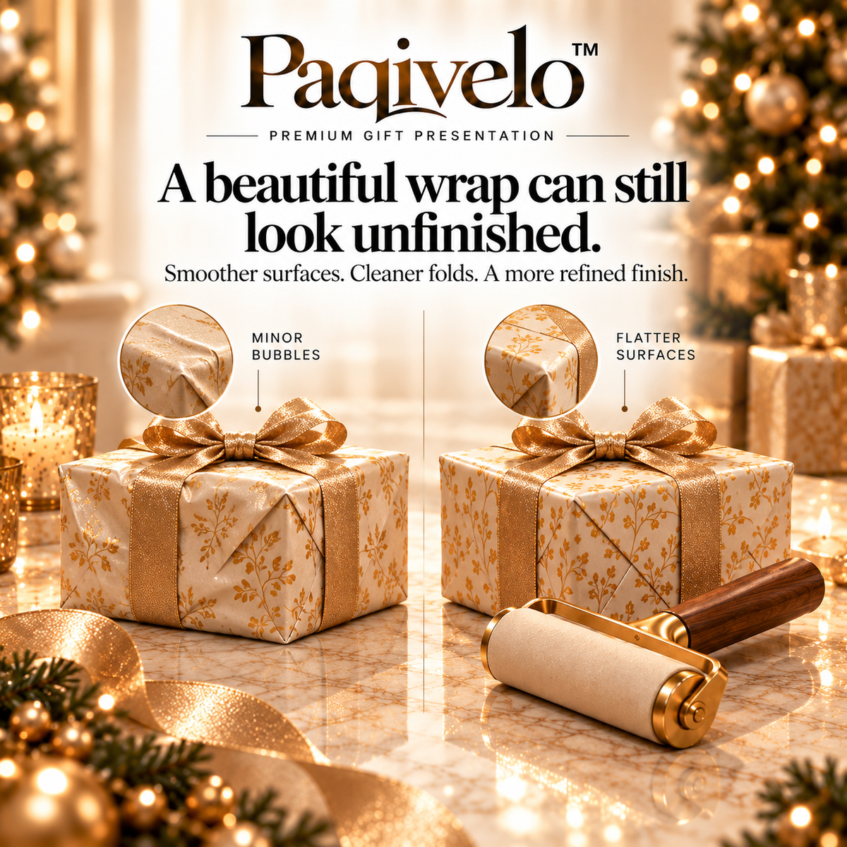 Paqivelo™ Presentation Finishing Roller