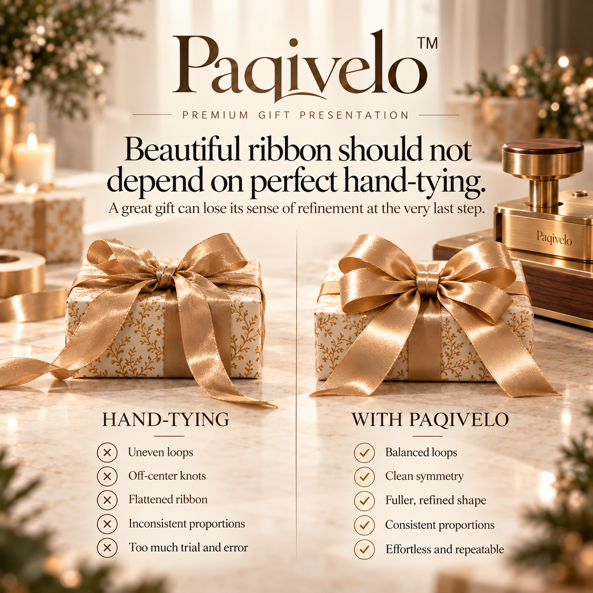 Paqivelo™ Ribbon Sculpting Press